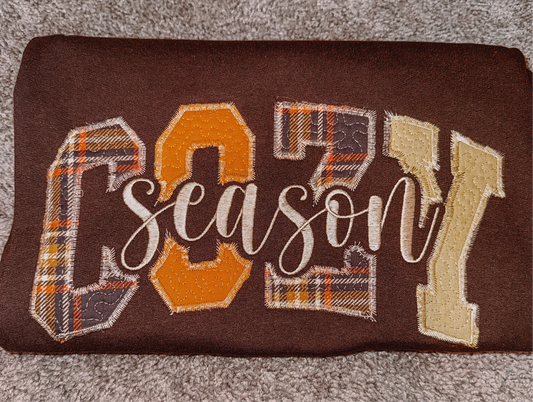 Cozy Season Appliqué Sweatshirt